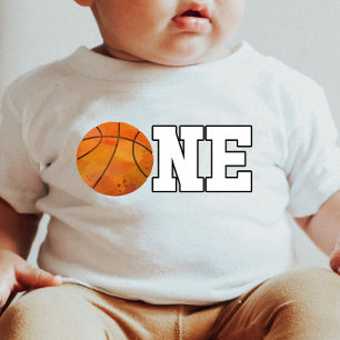 Basketboll TEMADE 1:a födelsedag T Shirt