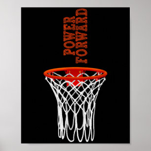 Basketboll Terms Motivational Ord Power Forward G Poster