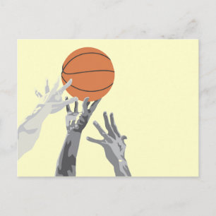Basketboll Tip av T-shirts och gåvor Vykort