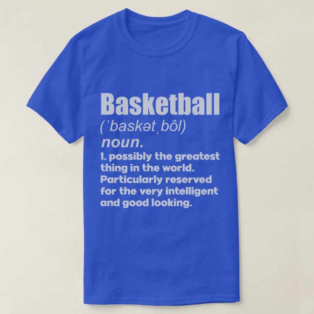 Basketboll-träningspresent T Shirt (Design framsida)