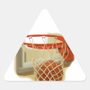 Basketboll Triangelformat Klistermärke