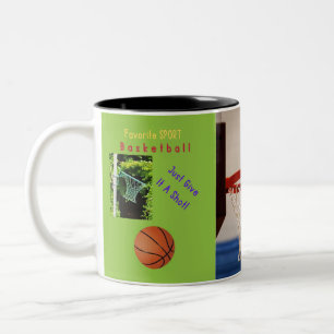 Basketboll Två-Tonad Mugg