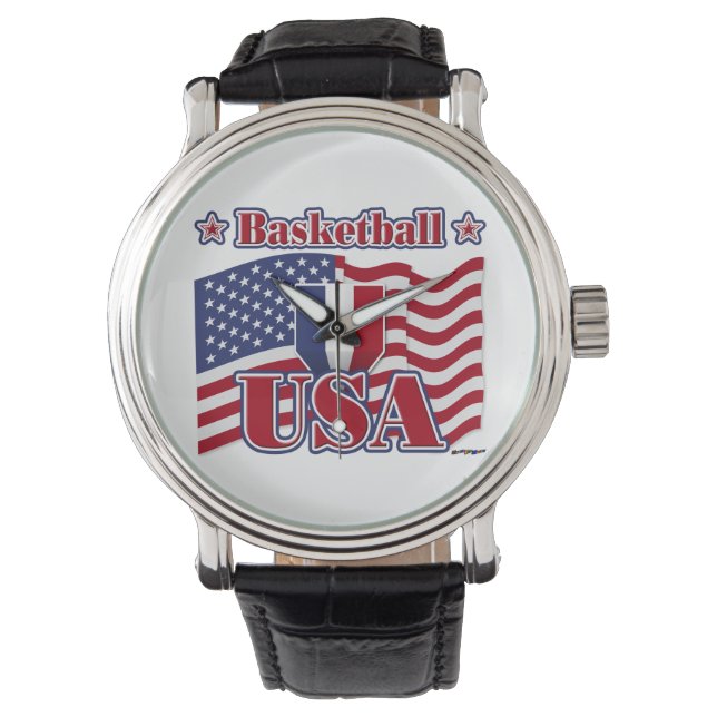 Basketboll USA Armbandsur (Framsida)