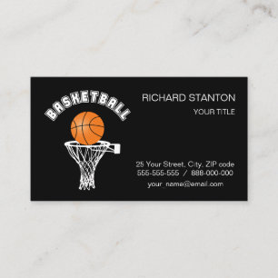 Basketboll Visitkort