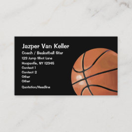 Basketboll Visitkort