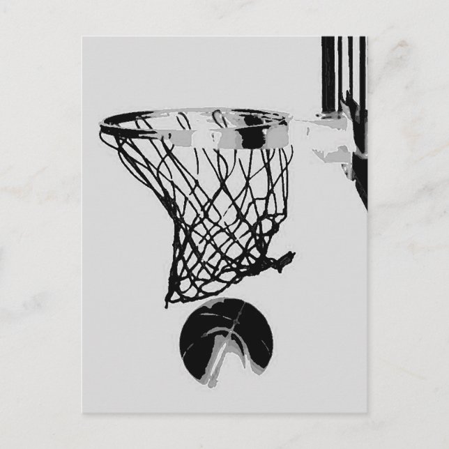 Basketboll Vykort (Framsida)