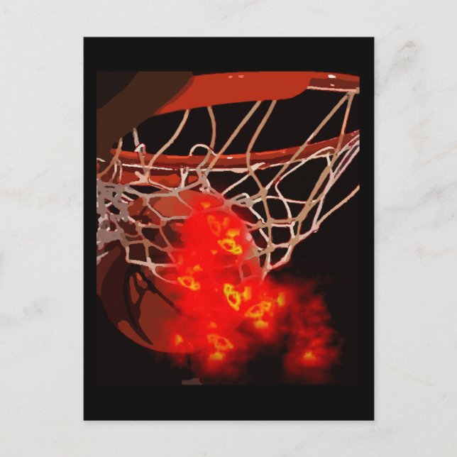 Basketboll Vykort (Framsida)