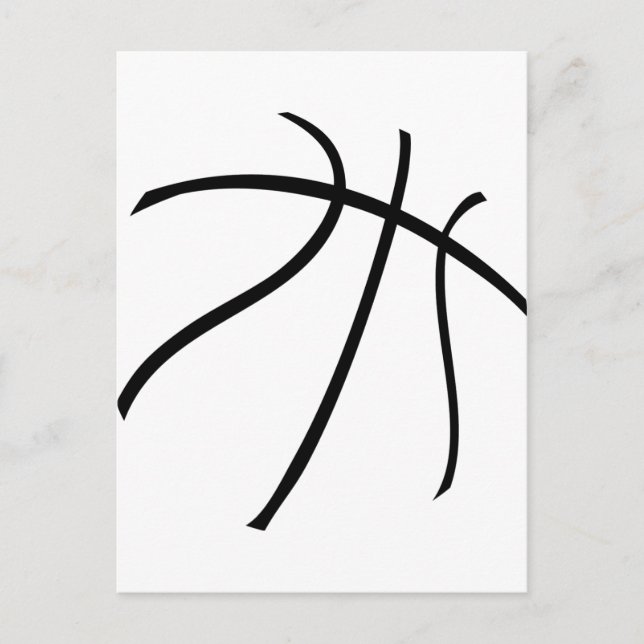 basketboll vykort (Framsida)