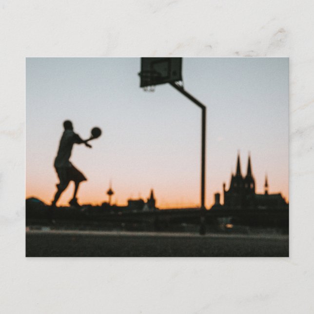 Basketboll Vykort (Framsida)
