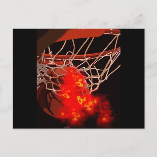 Basketboll Vykort (Framsida)