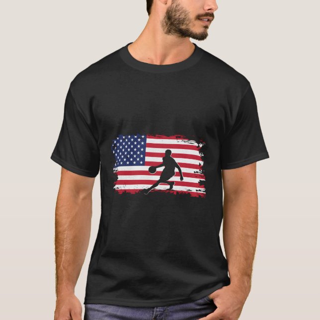 Basketbollapparat - Basketboll T Shirt (Framsida)