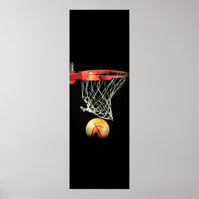 Basketbolldörr Poster unik modern idrottskonstrukt (Framsidan)
