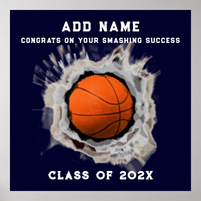 Basketbollens chefer Studenten Gratulerar Poster (Framsidan)