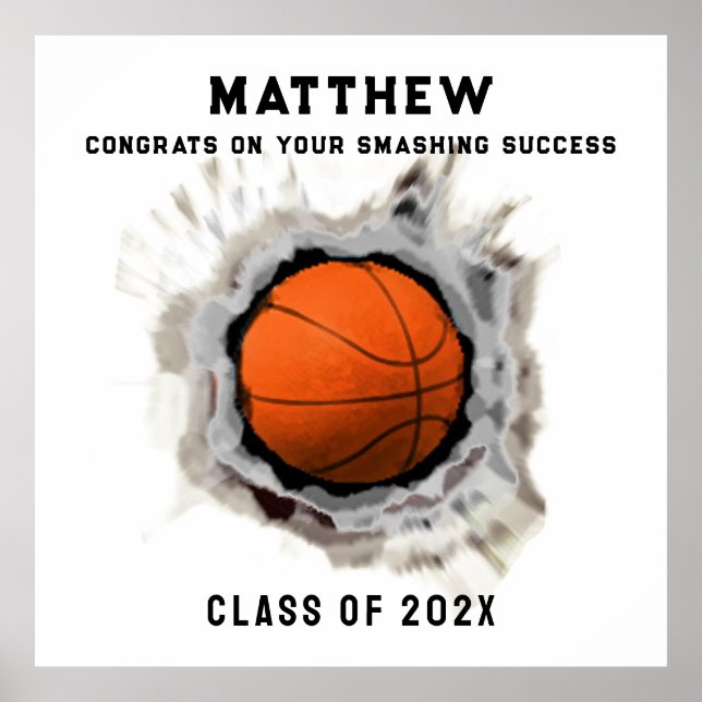 Basketbollens chefer Studenten Gratulerar Poster (Framsidan)