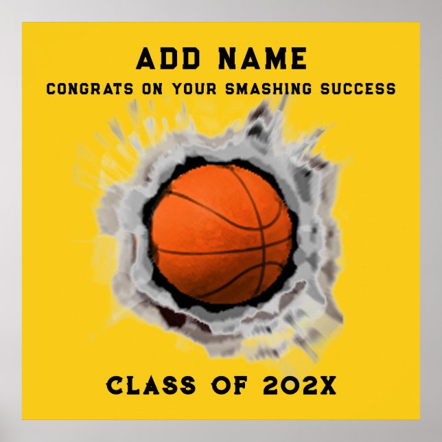 Basketbollens chefer Studenten Gratulerar Poster (Framsidan)