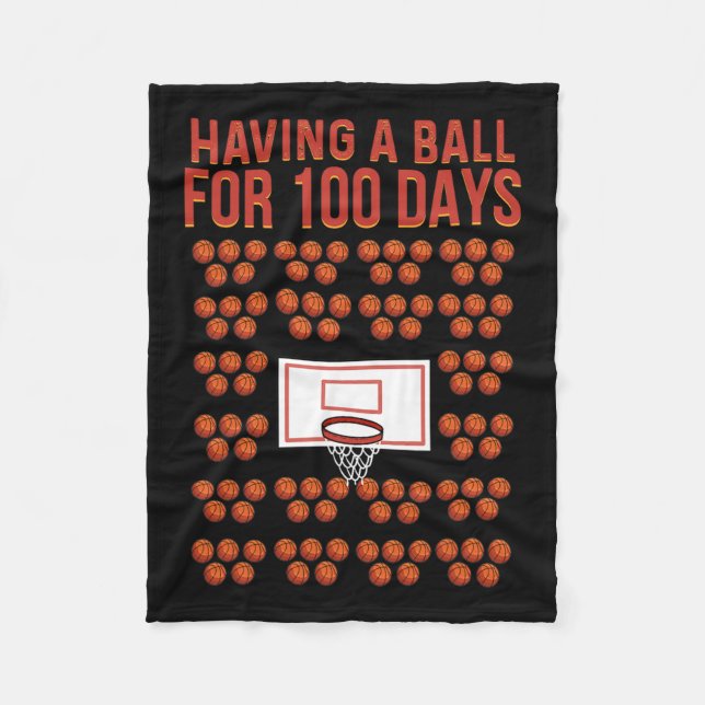 Basketbollens dag fleecefilt (Framsidan)