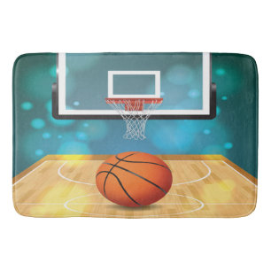 Basketbollens designmatta badrumsmatta
