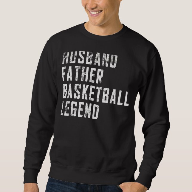 Basketbollens Far-dag Make-Far, förklaring B Lång Ärmad Tröja (Framsida)