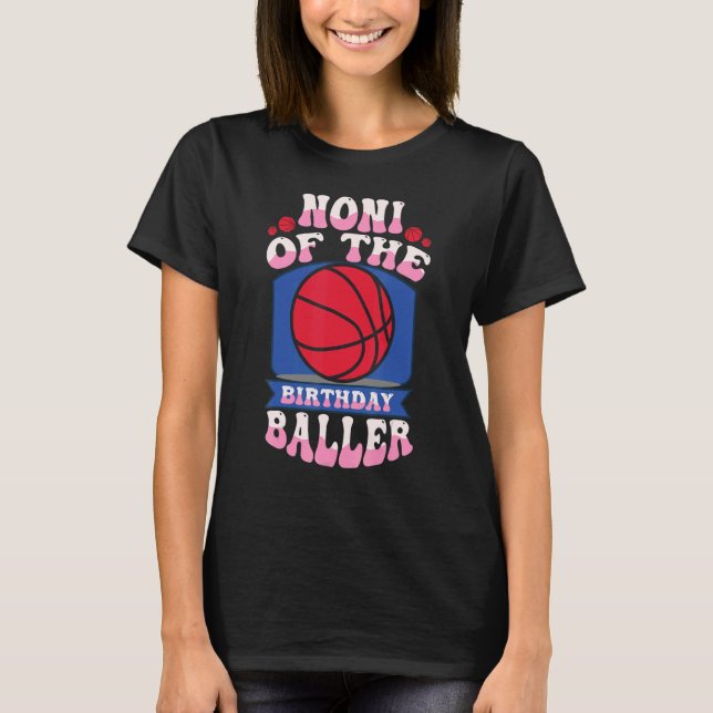 Basketbollens födelsedag t shirt (Framsida)