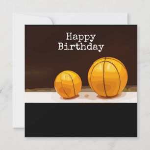 Basketbollens födelsedagskort