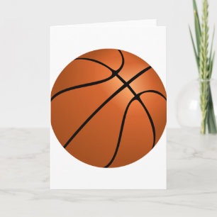 Basketbollens hälsningskort kort