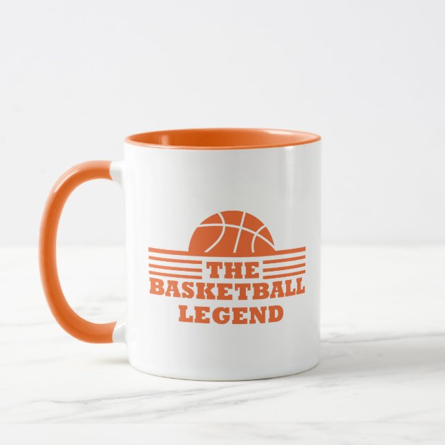 Basketbollens legend orange boll mugg (Vänster)