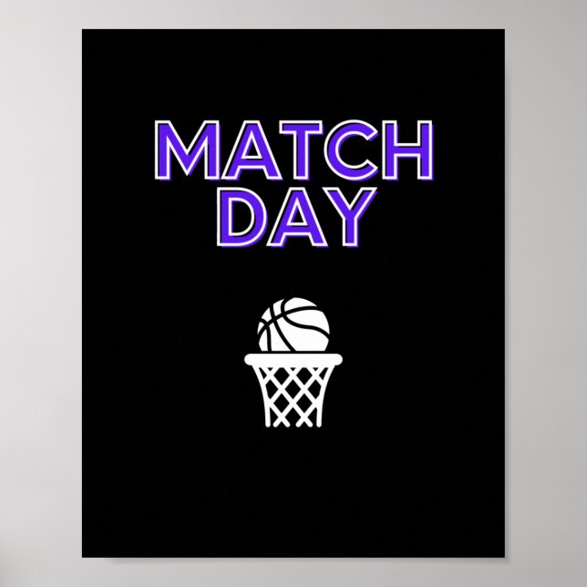 Basketbollens speldag 1 poster (Framsidan)