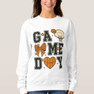 Basketbollens speldag T-Shirt-design med plats och T Shirt