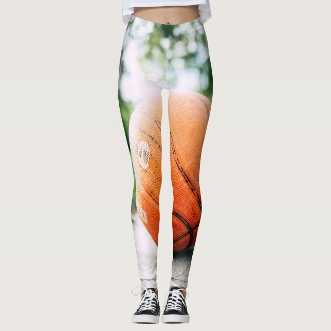 Basketbollgåva Leggings (Framsida)