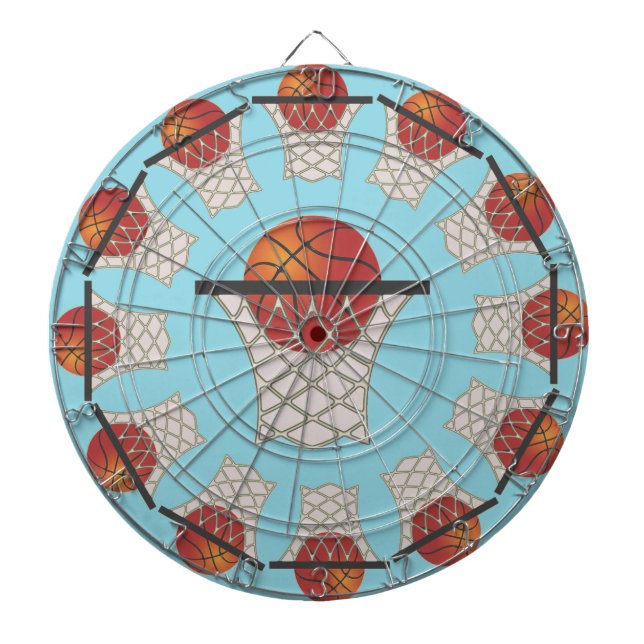 “Basketbollhoop” Pildartstavla Darttavla (Framsidan)