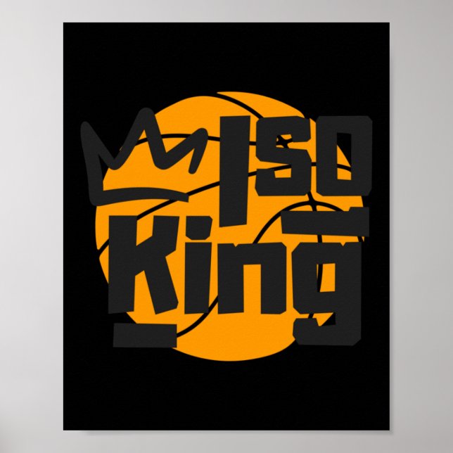Basketbollisolering Kung One Man Show Poster (Framsidan)