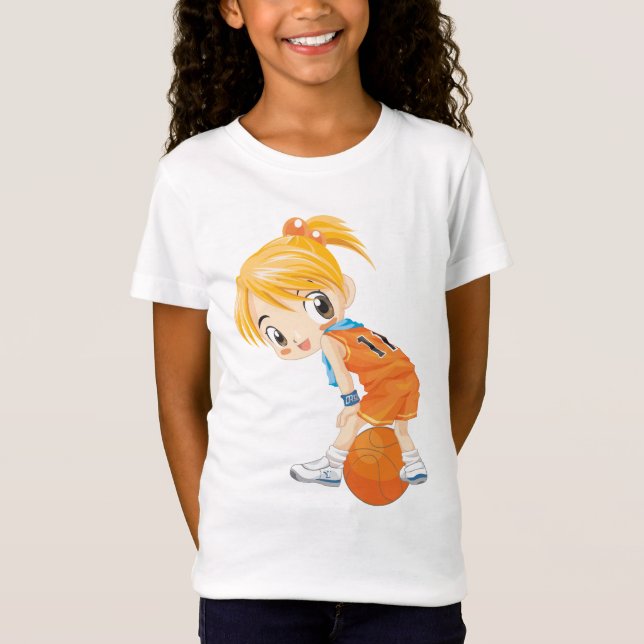 basketbollkalle t-shirt (Framsida)