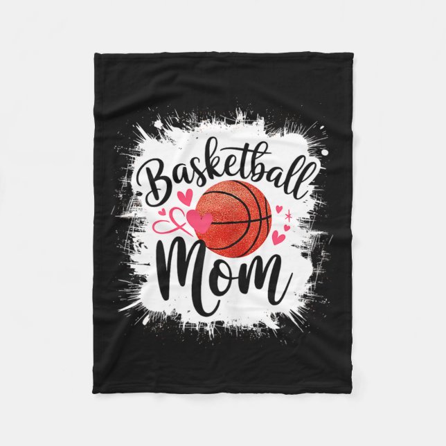 Basketbollmamma Mor Fleecefilt (Framsidan)