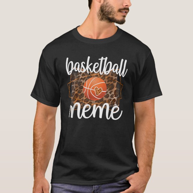 Basketbollmembran av en basketspelare t shirt (Framsida)