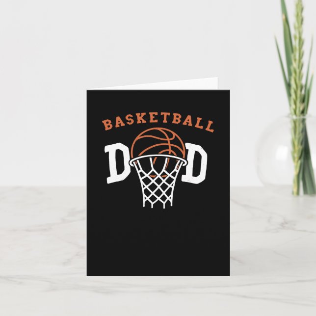 Basketbollpappa. Basketbolltränare  Kort (Framsida)