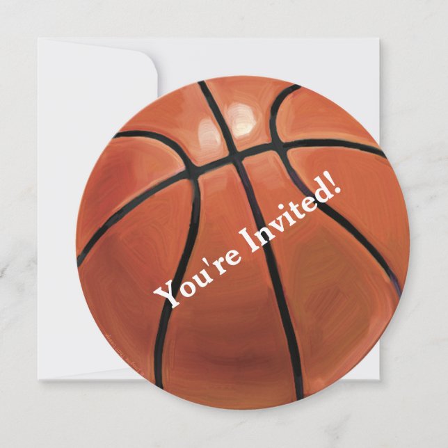 Basketbollpartiets inbjudan (Framsida)