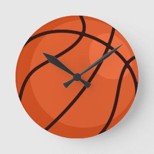 Basketbollpresent för honom rund klocka