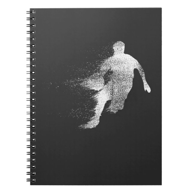 Basketbollpresentidéer för basketspelare anteckningsbok (Framsidan)