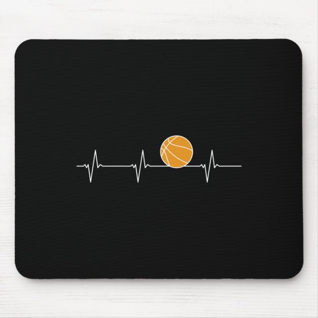 Basketbollpuls - Boll Ecg-puls för Fläkt Musmatta (Framsidan)