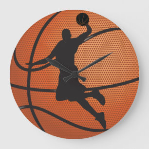 Basketbollsbänkar Stor Klocka