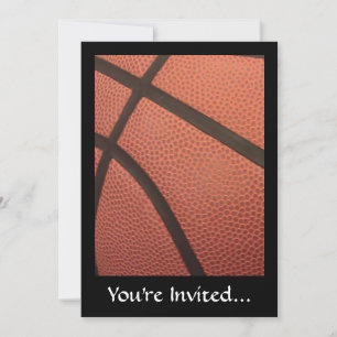 Basketbollsbild Inbjudningar
