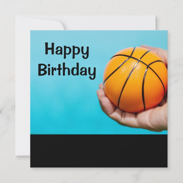 Basketbollsdag Kort (Framsida)