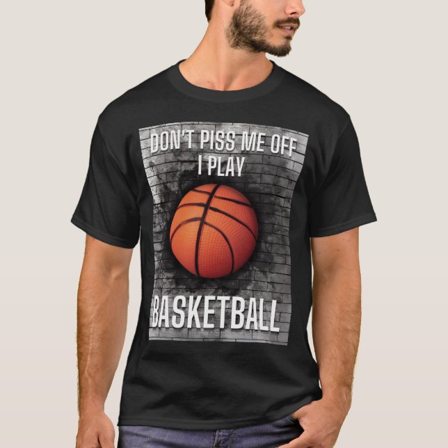Basketbollseffekt T Shirt (Framsida)
