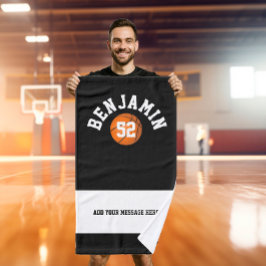 Basketbollshandduk, bussbadduk