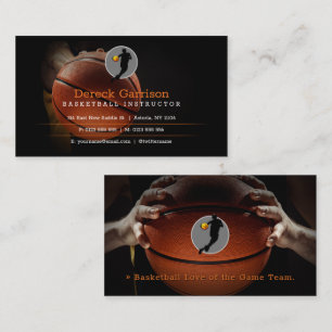 Basketbollsinstruktör   Coach   Utbildare Visitkort