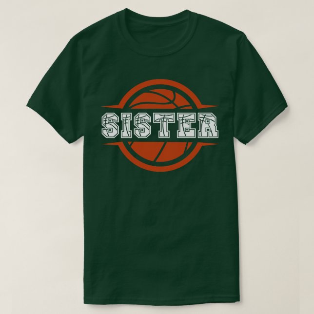 Basketbollsister 1 t shirt (Design framsida)
