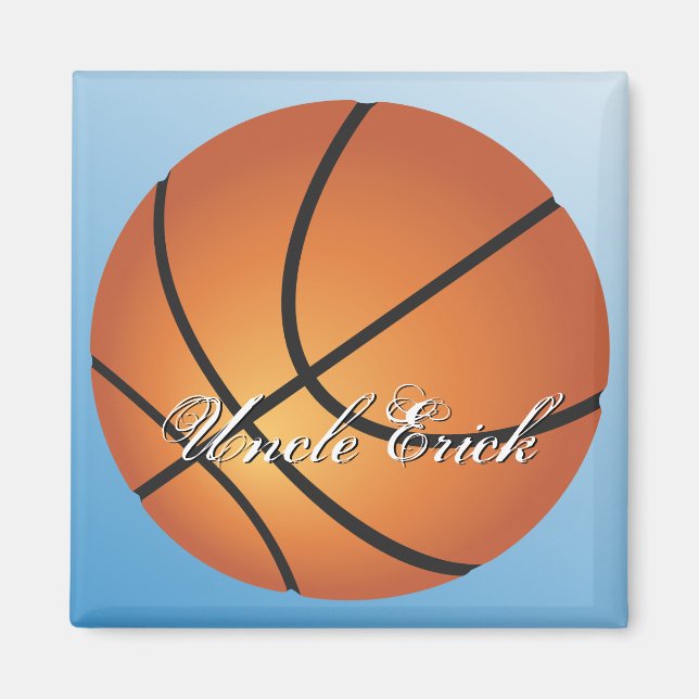 Basketbollskonfigurationens fantastiska Speciella  Magnet (Framsidan)