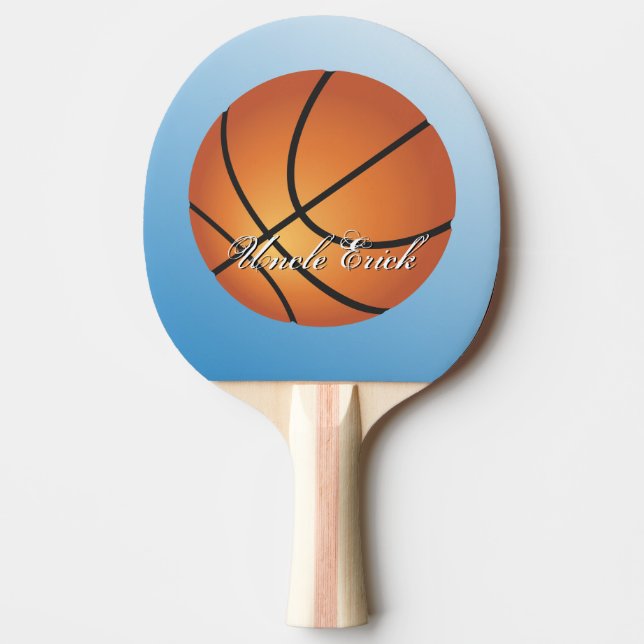 Basketbollskonfigurationens fantastiska Speciella  Pingisracket (Framsidan)