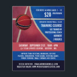 Basketbollskonstruktion, Basketballkurs Flygblad<br><div class="desc">Basketbollskonstruktion,  Basketball Training Course Advertising Flyers by the Affärskort Store.</div>