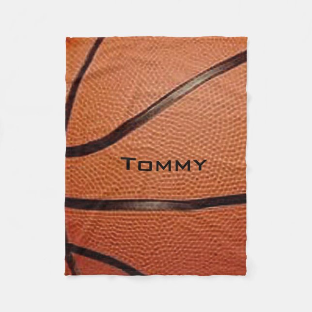 Basketbollskonstruktion Blankett Fleecefilt (Framsidan)